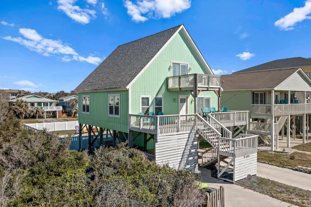 Pool Haven Ocean View Villa Oak Island Bagian luar foto