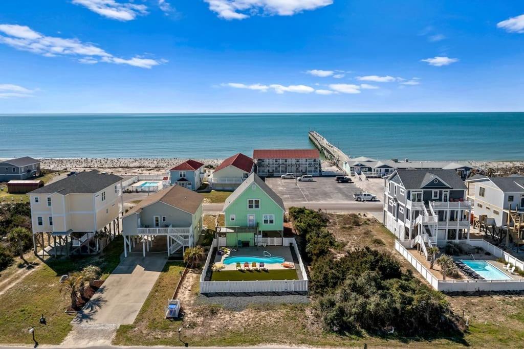 Pool Haven Ocean View Villa Oak Island Bagian luar foto