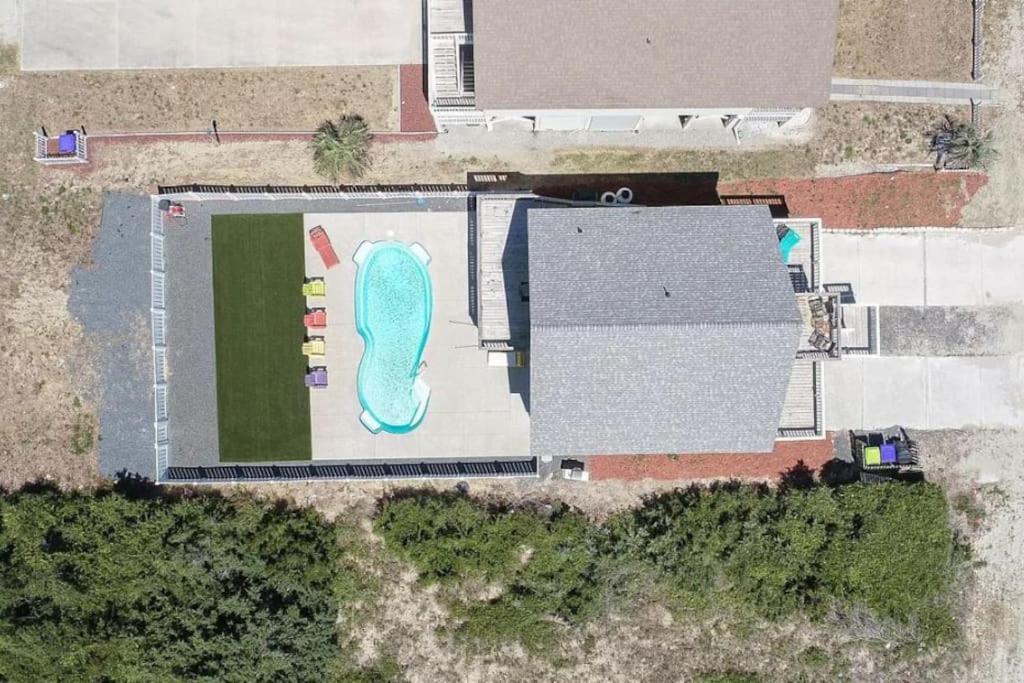 Pool Haven Ocean View Villa Oak Island Bagian luar foto