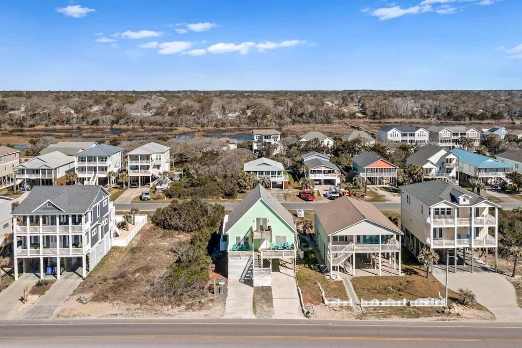 Pool Haven Ocean View Villa Oak Island Bagian luar foto